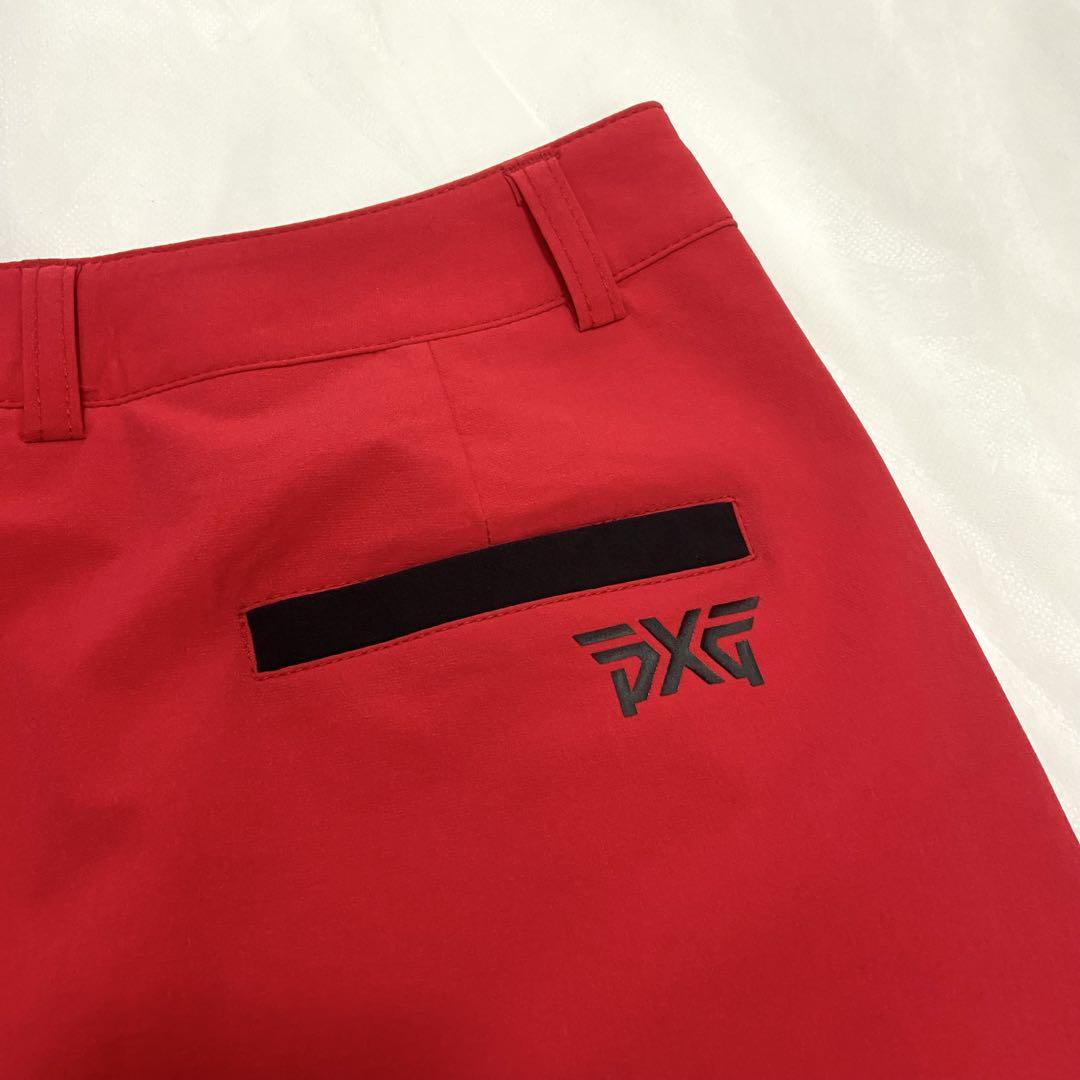 美品　PXGゴルフ レディース ウェア スカート　レッド　スカパン