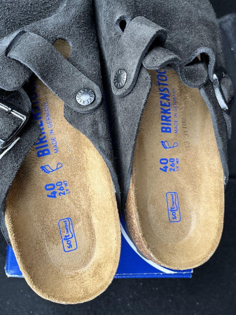 公式 BIRKENSTOCK サンダル 6660471 黒 40 靴