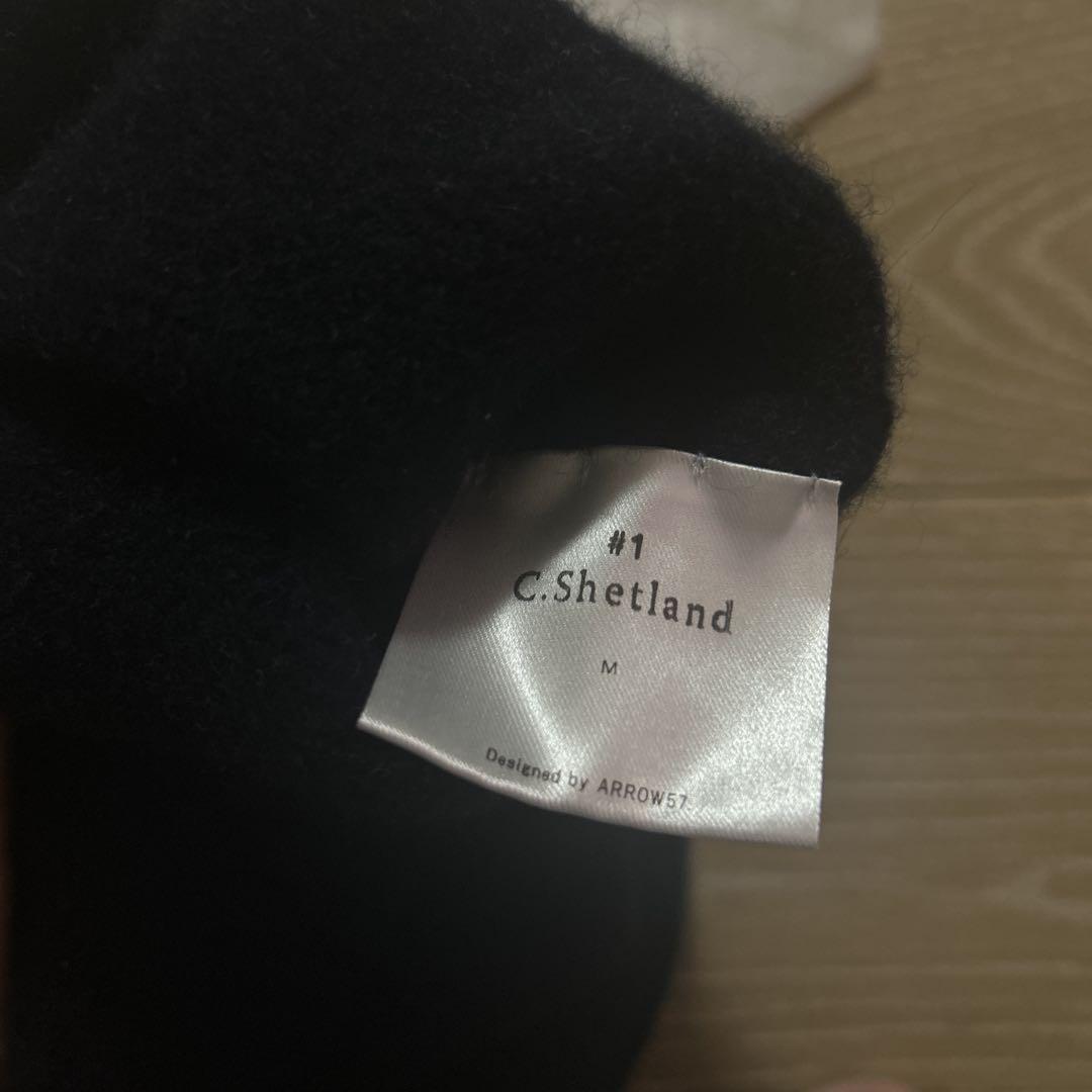 田中さんニット C.Shetland ネイビー