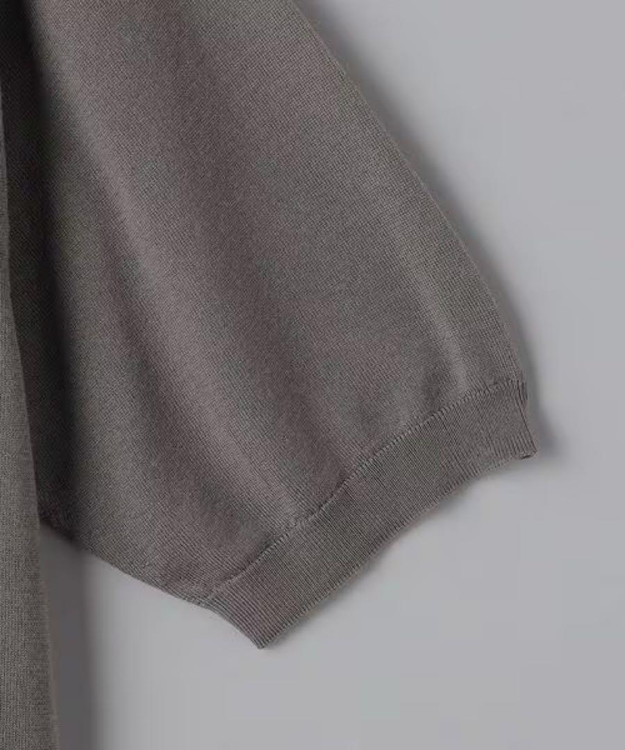 UNITED ARROWS ウール ハイゲージニット ポロシャツ ウォッシャブル