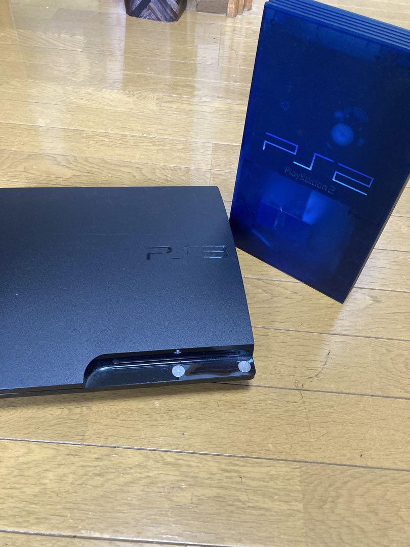 SONY PS2 本体 青　PS3 本体　黒　セット　まとめ売り