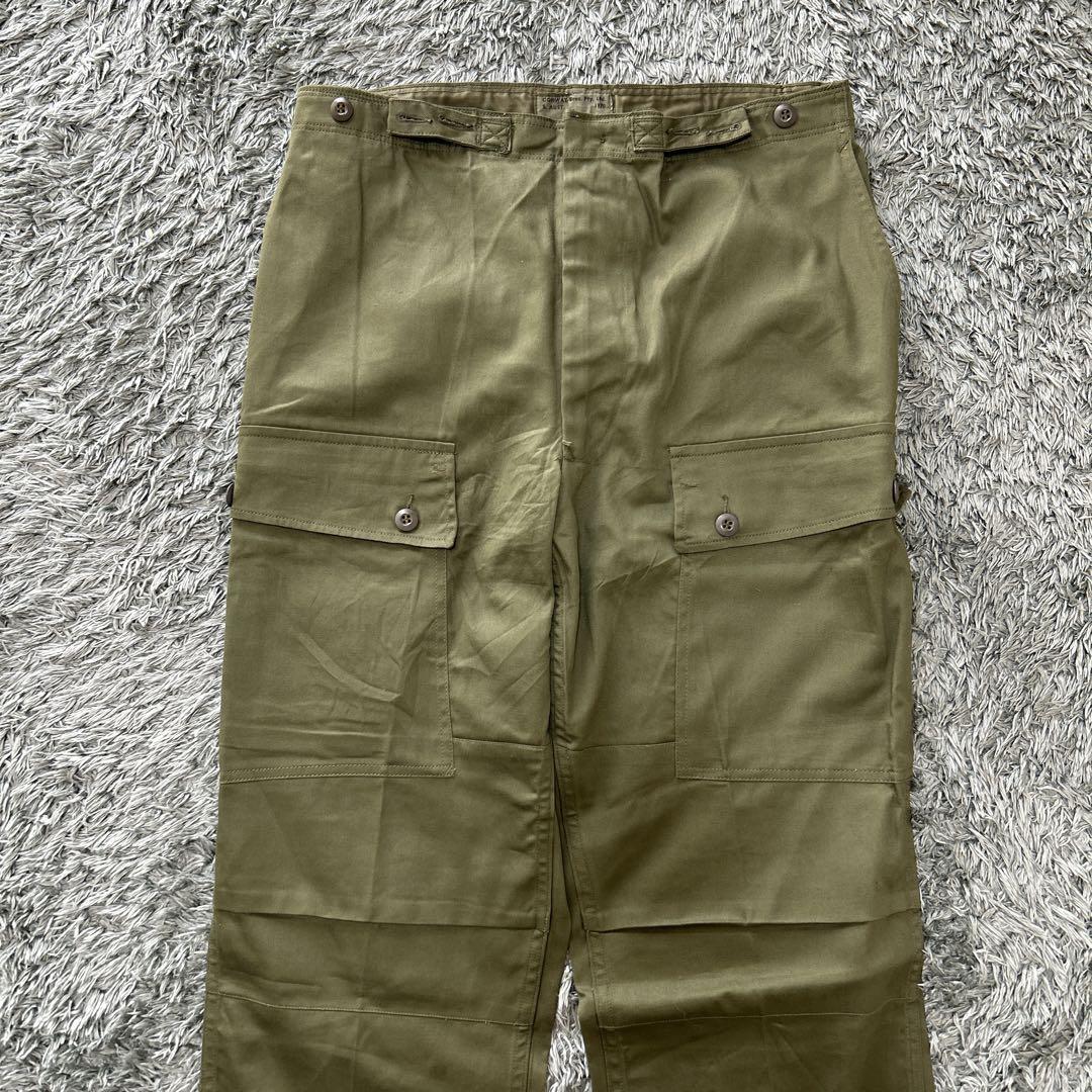 値下げ　デッドストック 70s オーストラリア軍 カーゴパンツ　新品未使用