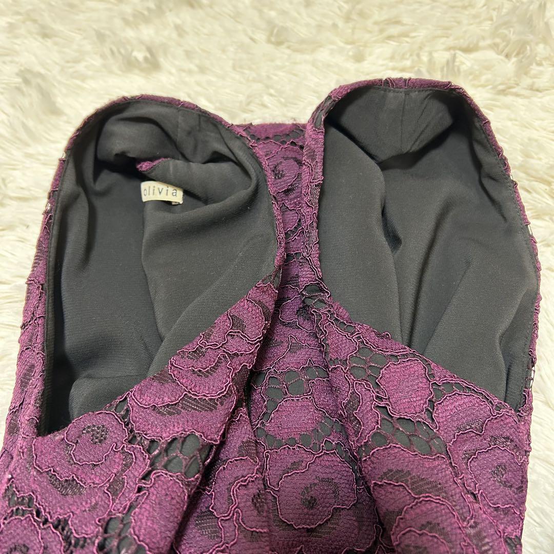 アリスアンドオリビア 花柄 ロングワンピース