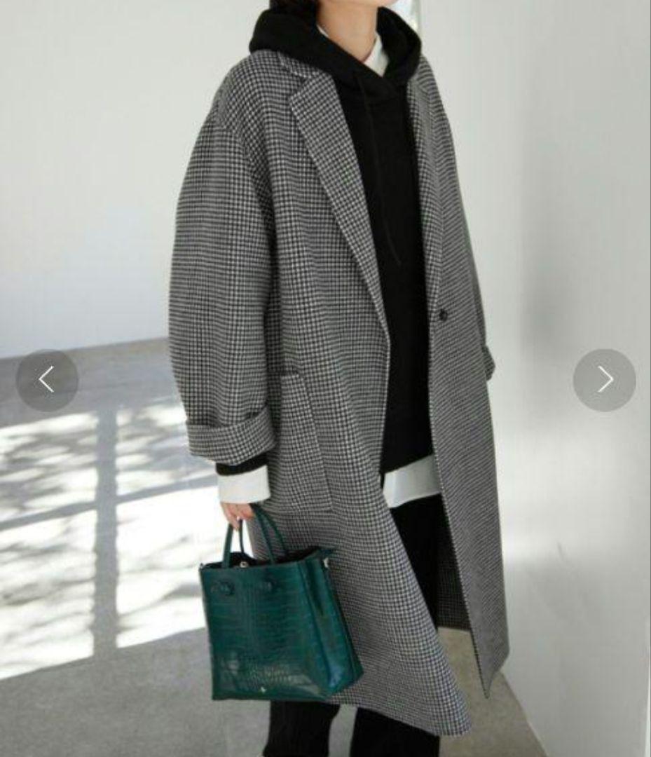 slobe iena HAMILTON ダブルフェイスウールロングコート