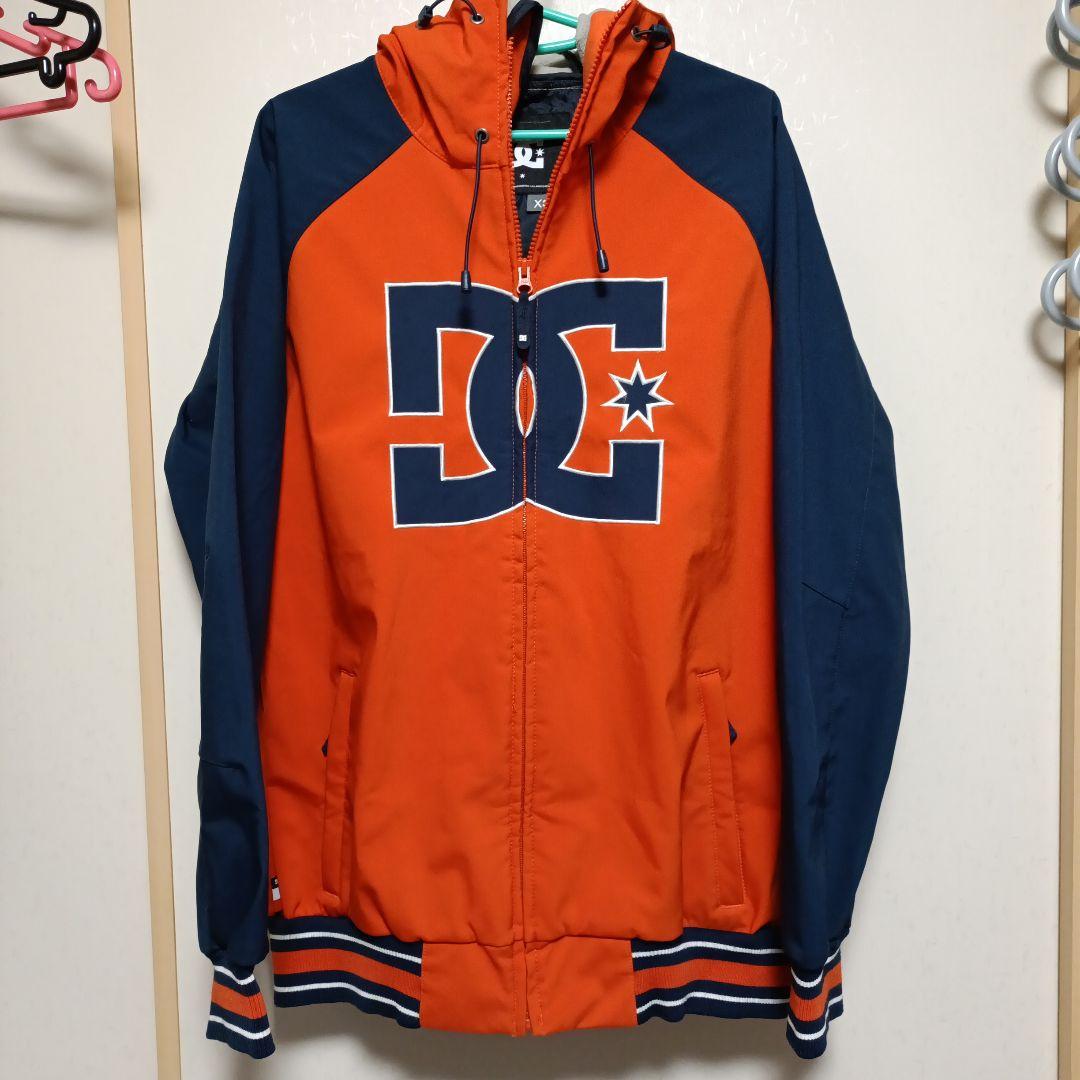 DC WaterProof素材スタジャン オレンジ/ネイビー M