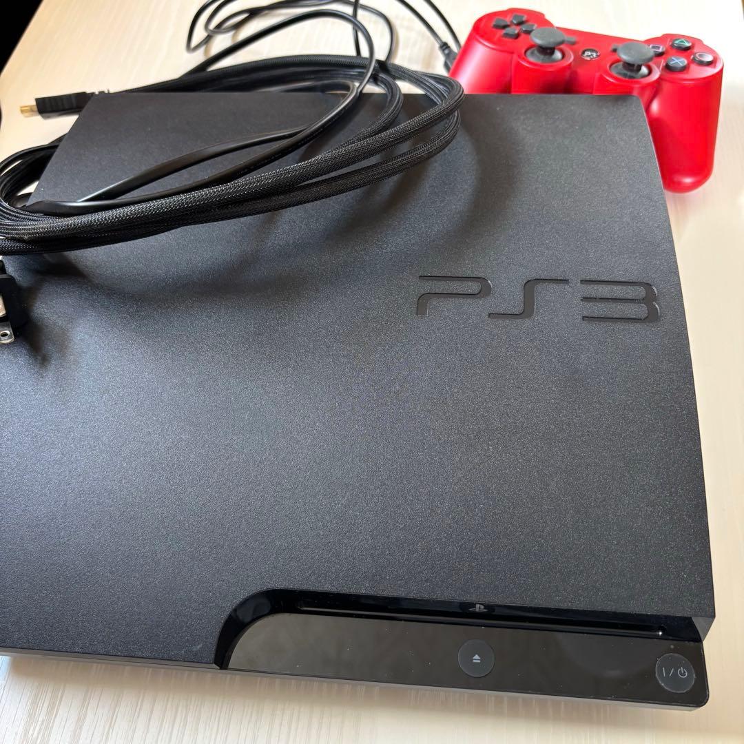 【動作確認済】PS3 本体 CECH-3000B 初期化済　HDMIケーブル