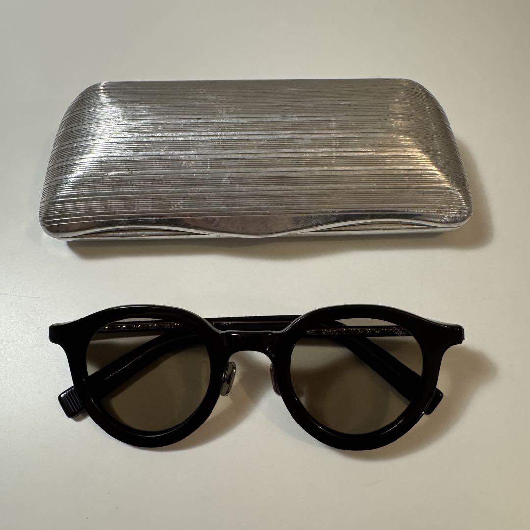 eyevan7285 740 ブラック 45 サングラス フラットレンズ