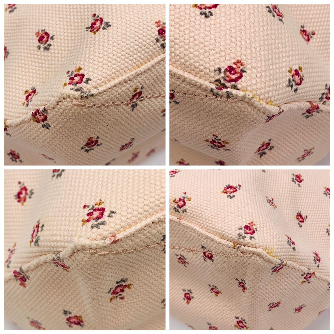 お手軽価格で贈りやすい美品★COACH コーチ トートバッグ フローラルスタープリントA4可能★191