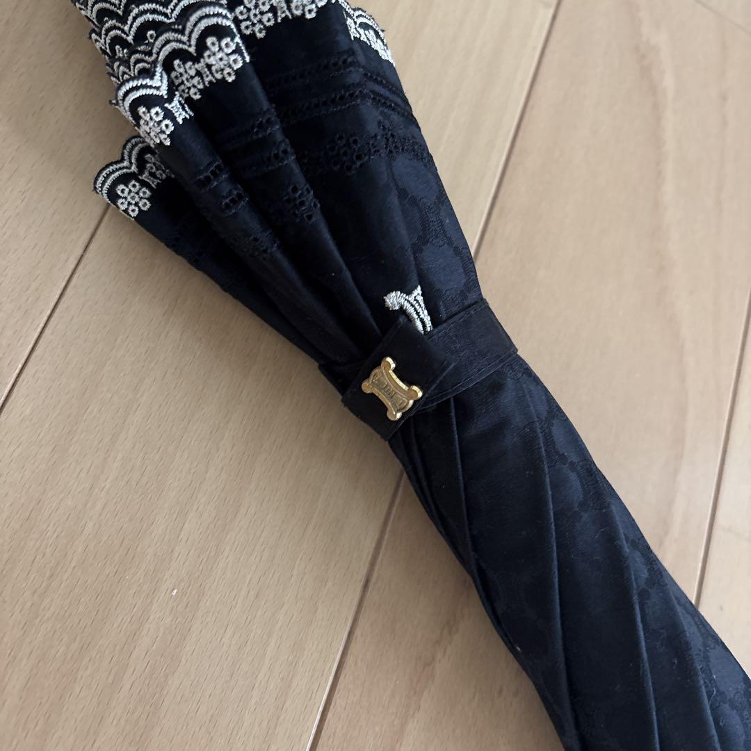 未使用品　CELINE セリーヌ 日傘 黒