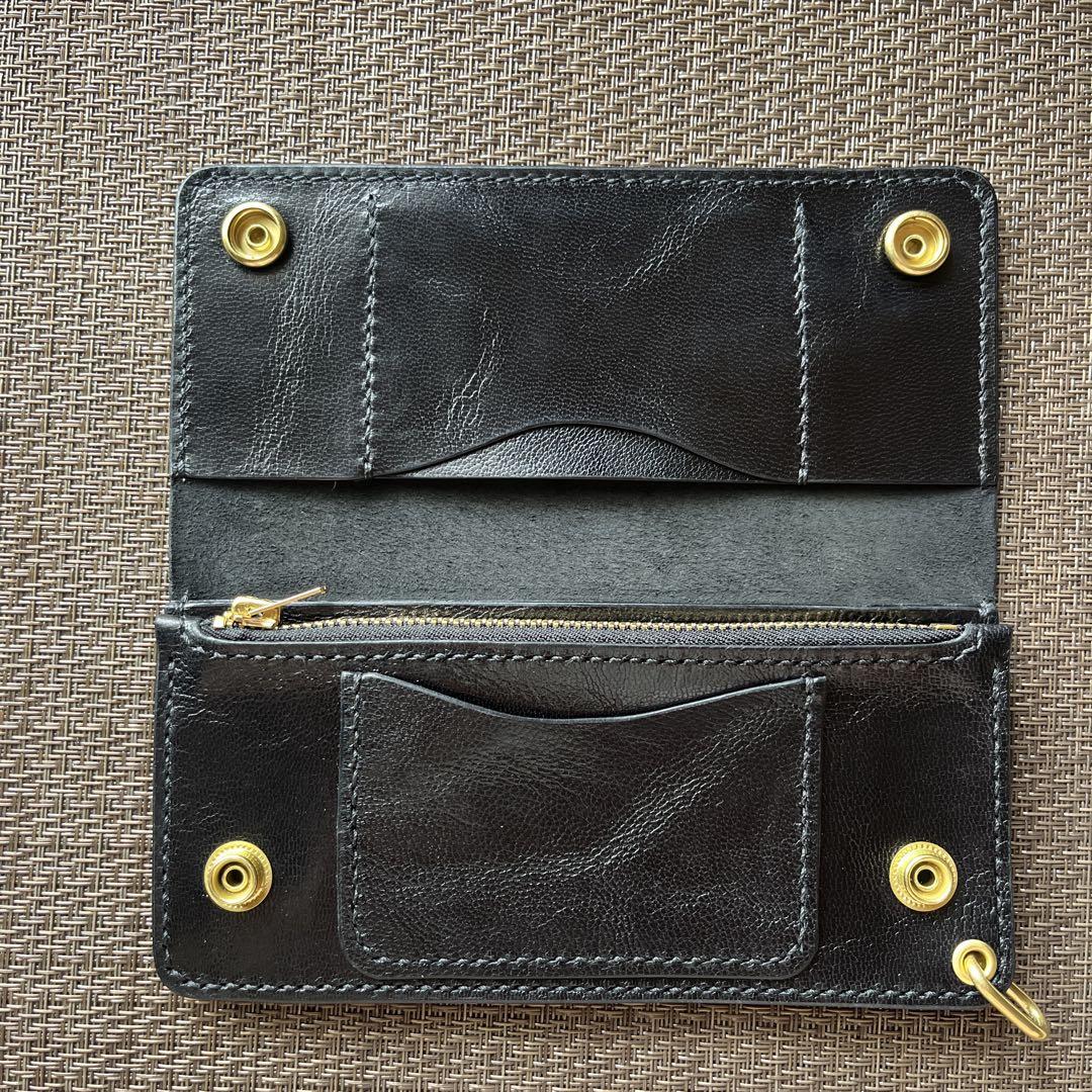 週末限定価格】ゴート ロングトラッカーウォレット ブラス