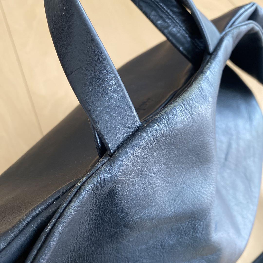 Aeta レザートートバッグ ブラック Aeta ブラックレザートートバッグ