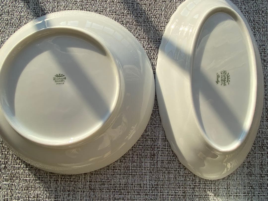 リチャードジノリ ベッキオホワイト オーバル& ディッシュラウンド L リチャードジノリ ベッキオホワイト オーバル& ディッシュラウンド L