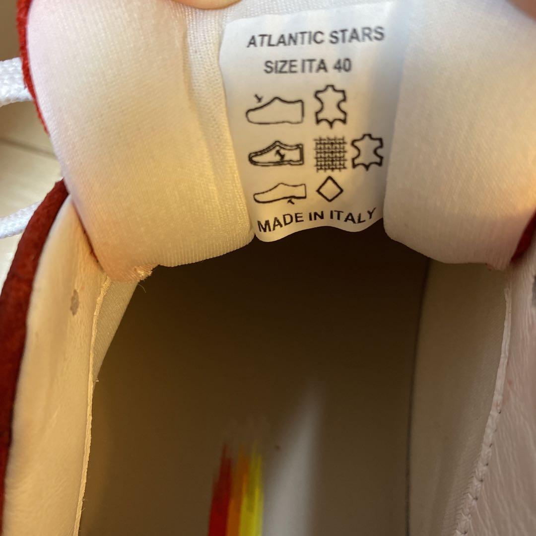 関税送料込 〈Atlantic STARS〉ポラリス スニーカー レッド Atlantic STARS アトランティックスターズ スニーカー