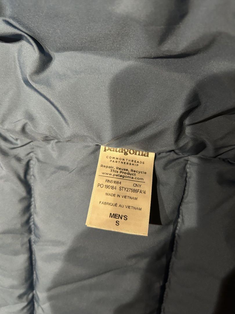 patagonia ダウンベスト 赤/紺　パタゴニア