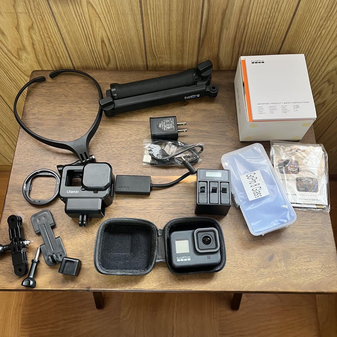 GoPro hero 8アクションカメラ 本体 + 付属品