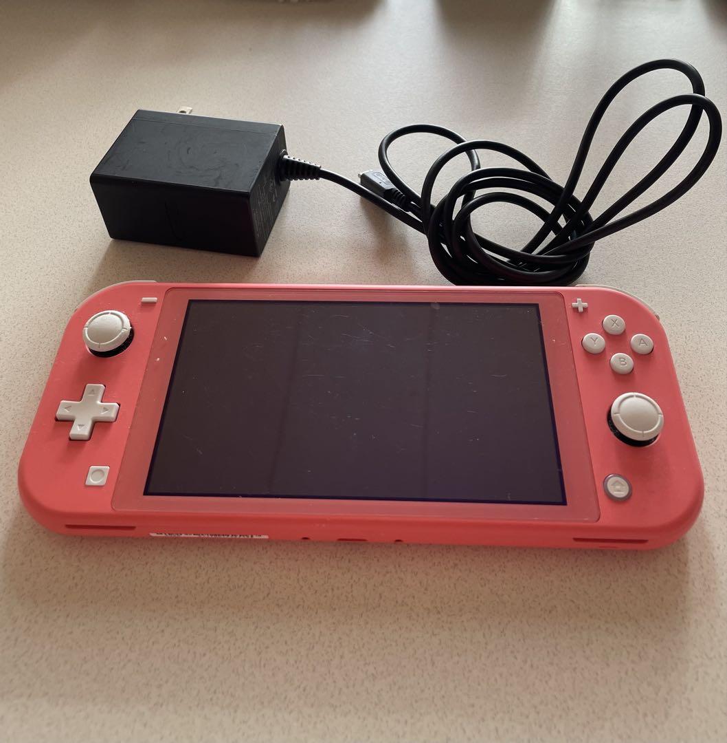 Nintendo Switch Lite ピンク 充電器付き Nintendo Switch Lite ピンク 充電器付き