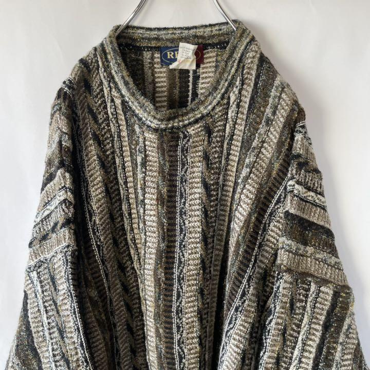 No.2739 3D design knit zkTeE-m28047712062 “vintage” 定番新品