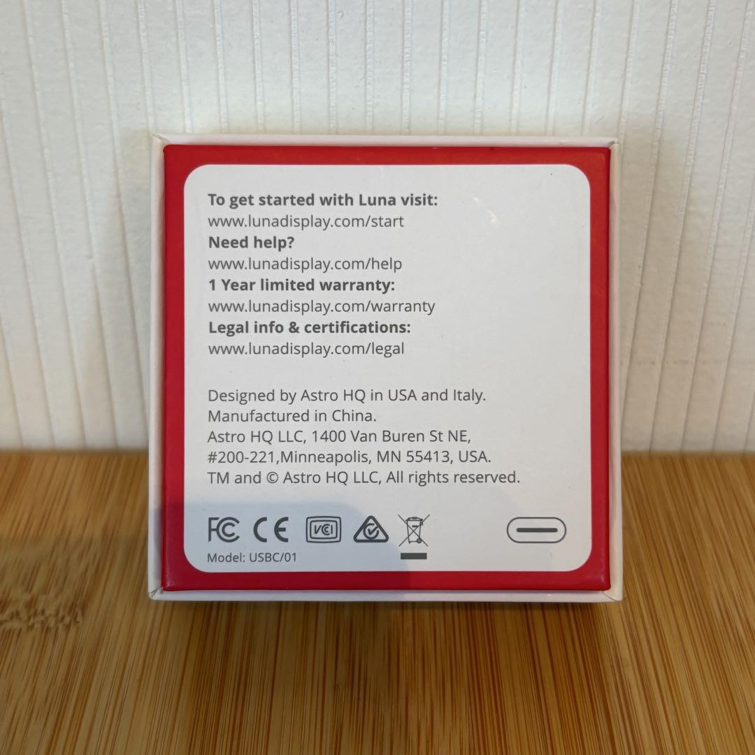 LUNA DISPLAY USB-C ルナディスプレイ ディスプレイ拡張