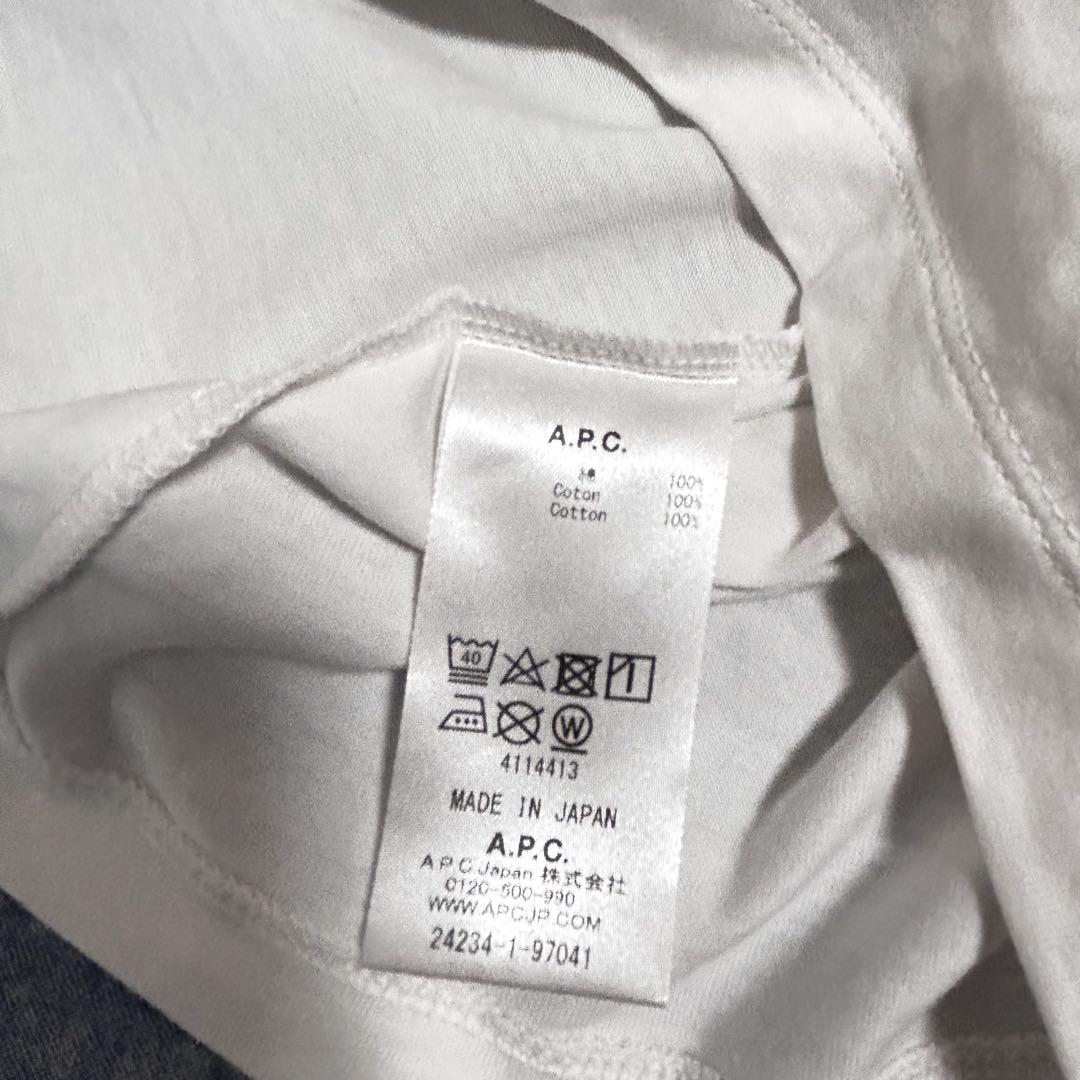 IENA 【A.P.C. アーペーセー】別注 ビッグ ロゴ Tシャツ　XS