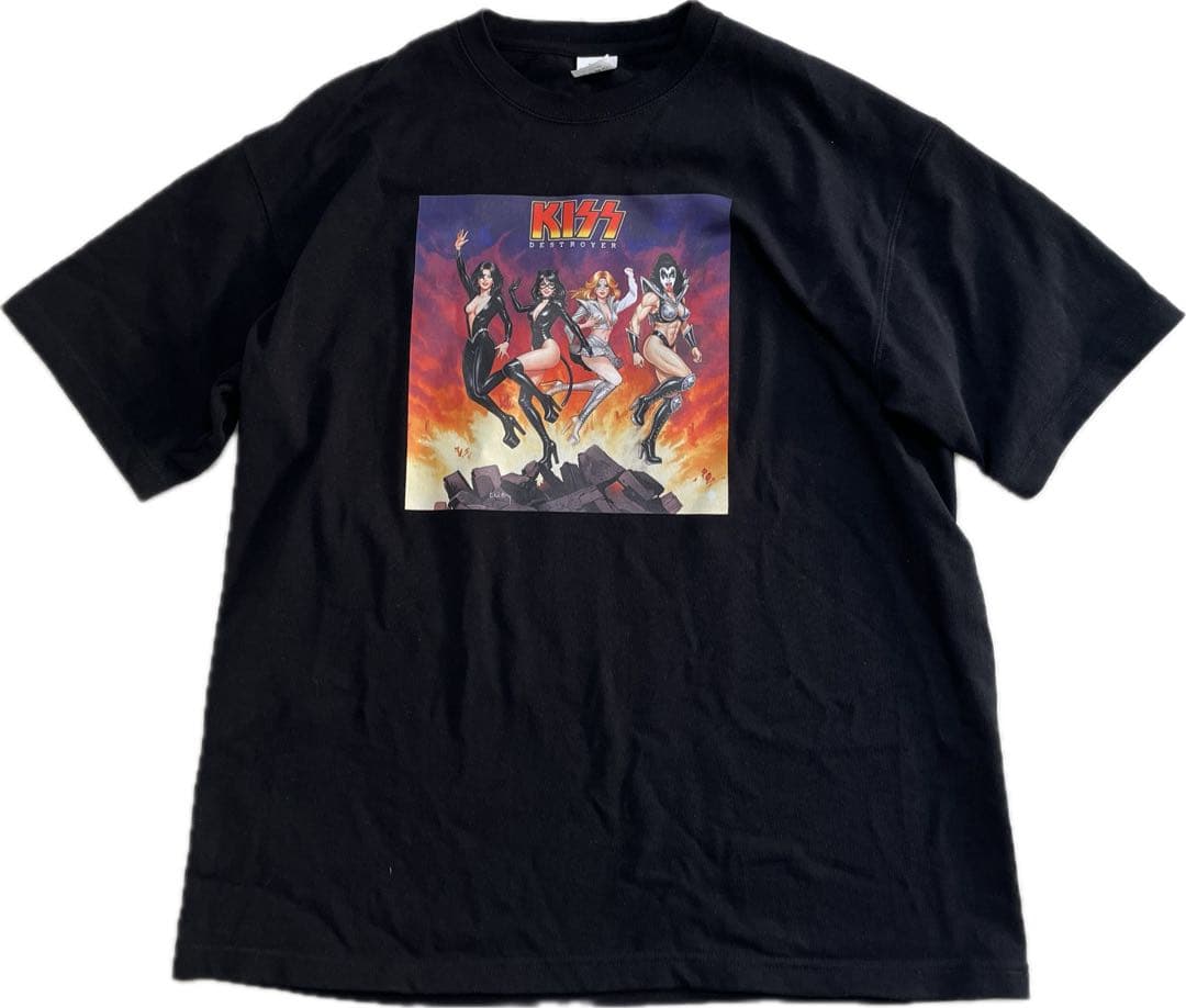 KISS 地獄の美女軍団 ︎DESTROYER ビッグTシャツ1点モノkiss