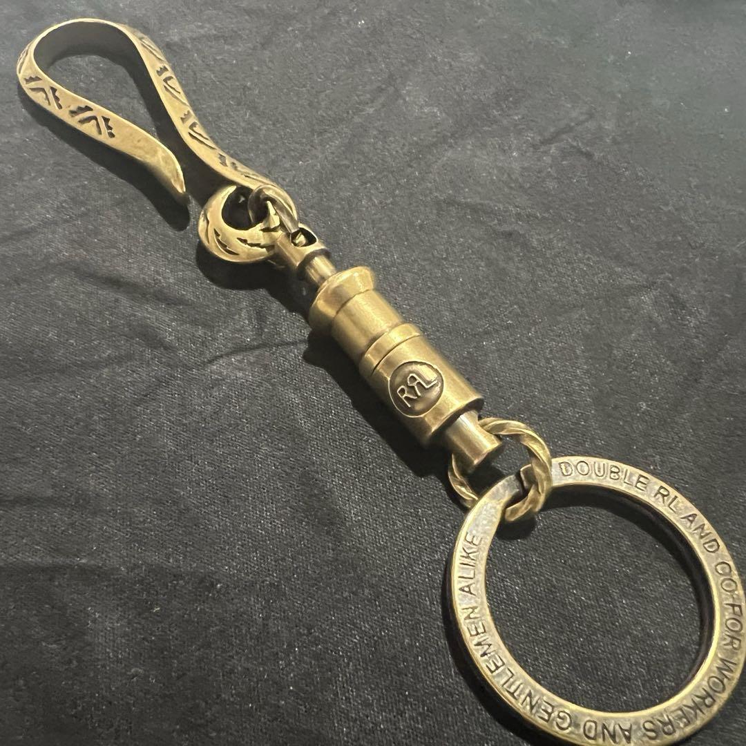 RRL キーフック キーホルダー ブラス 真鍮 キーリング ファッション - メルカリ