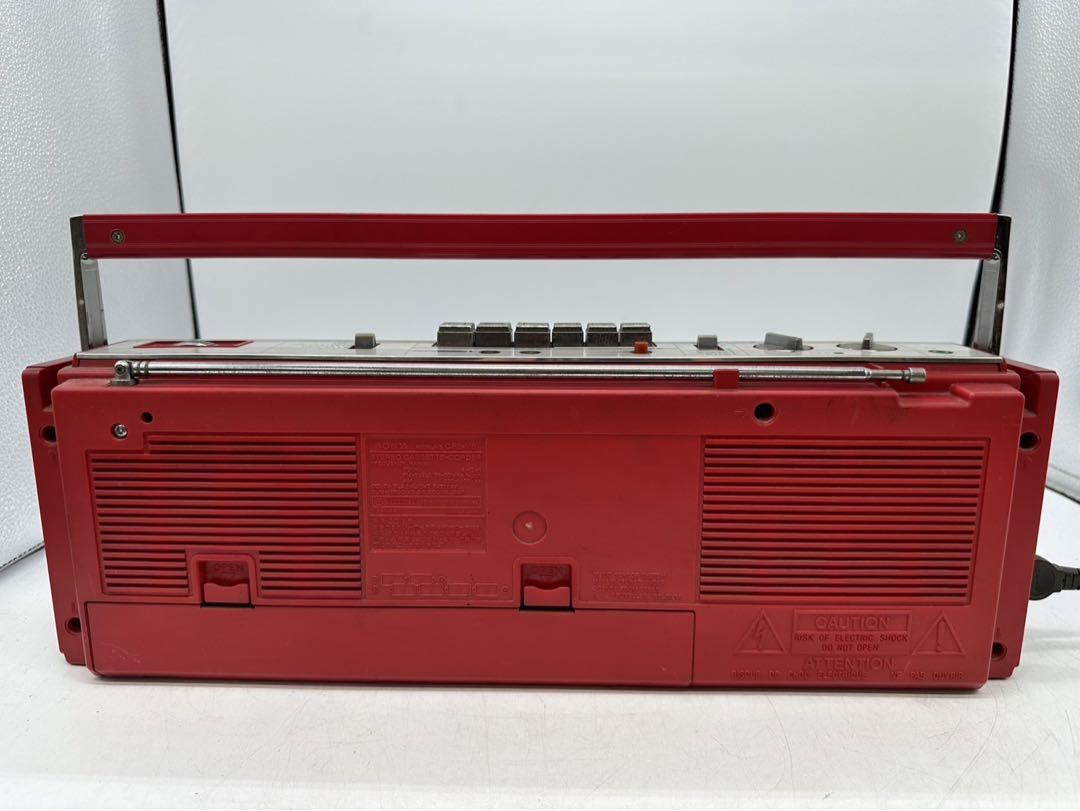 昭和レトロ　カセットデッキ　SONY CFS-V6 ラジカセ　ウォークマン