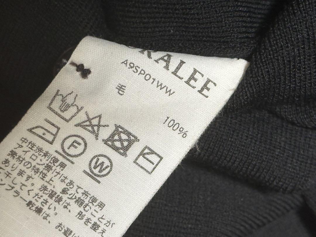 専用です。AURALEE麻素材サマーニット ネイビー