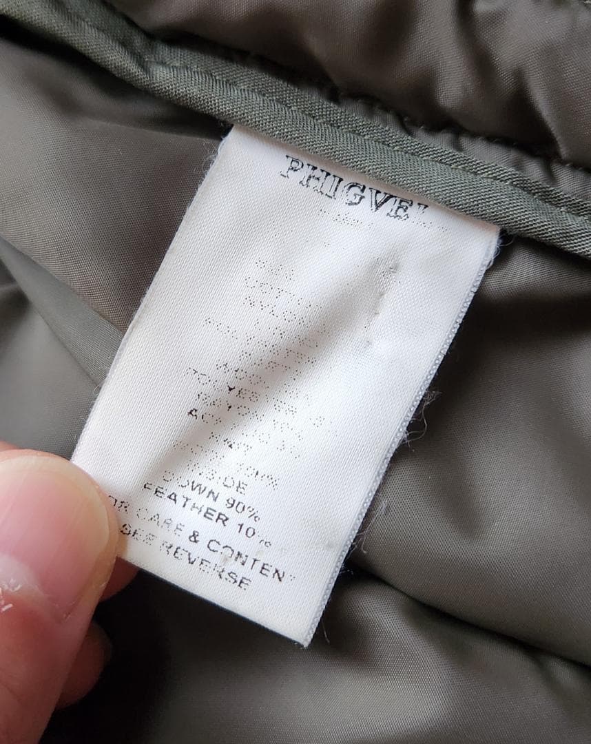 PHIGVEL カラコラムジャケット ダウンジャケット フィグベル