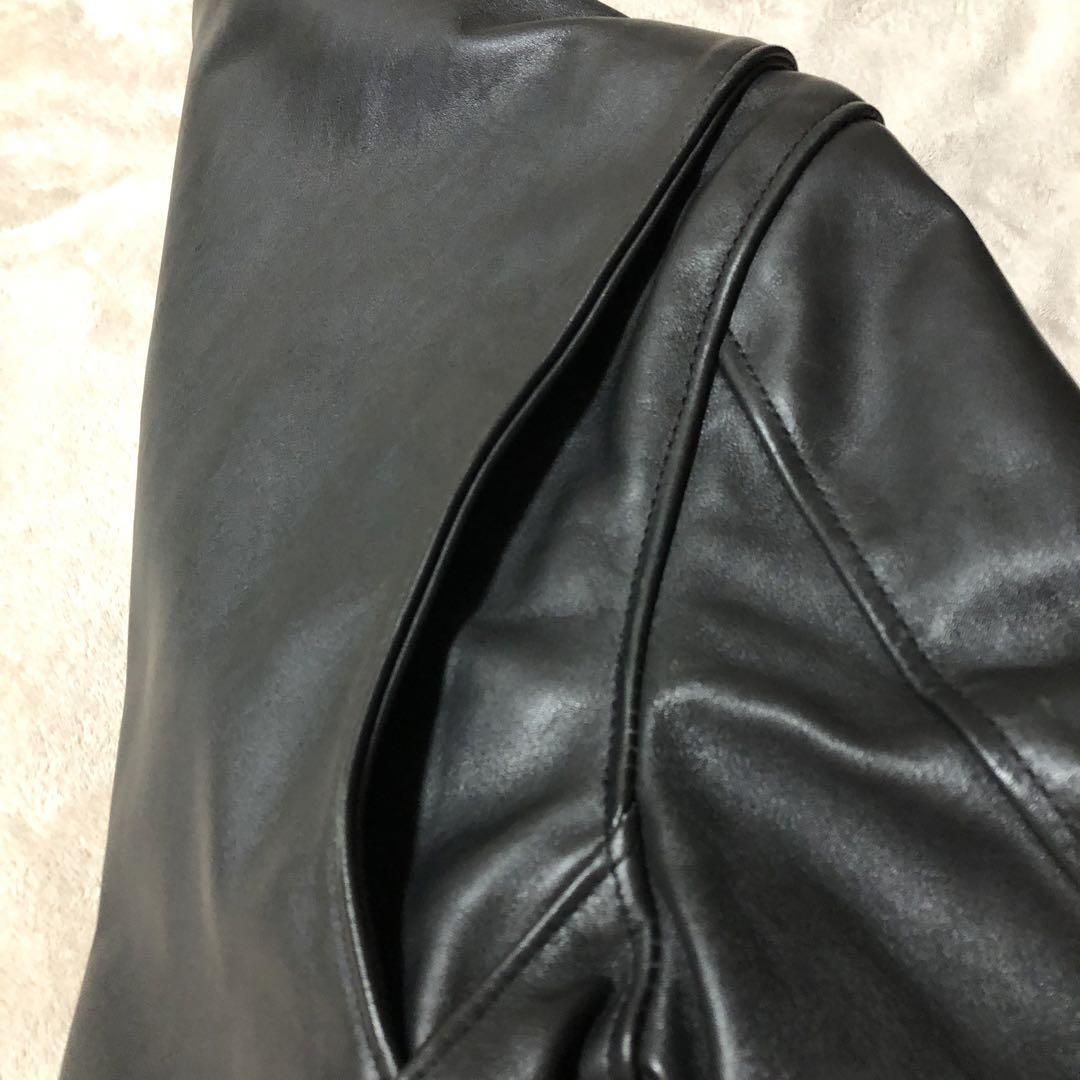 ★ショウ★美品　schott ショット　シングルライダース　黒　38