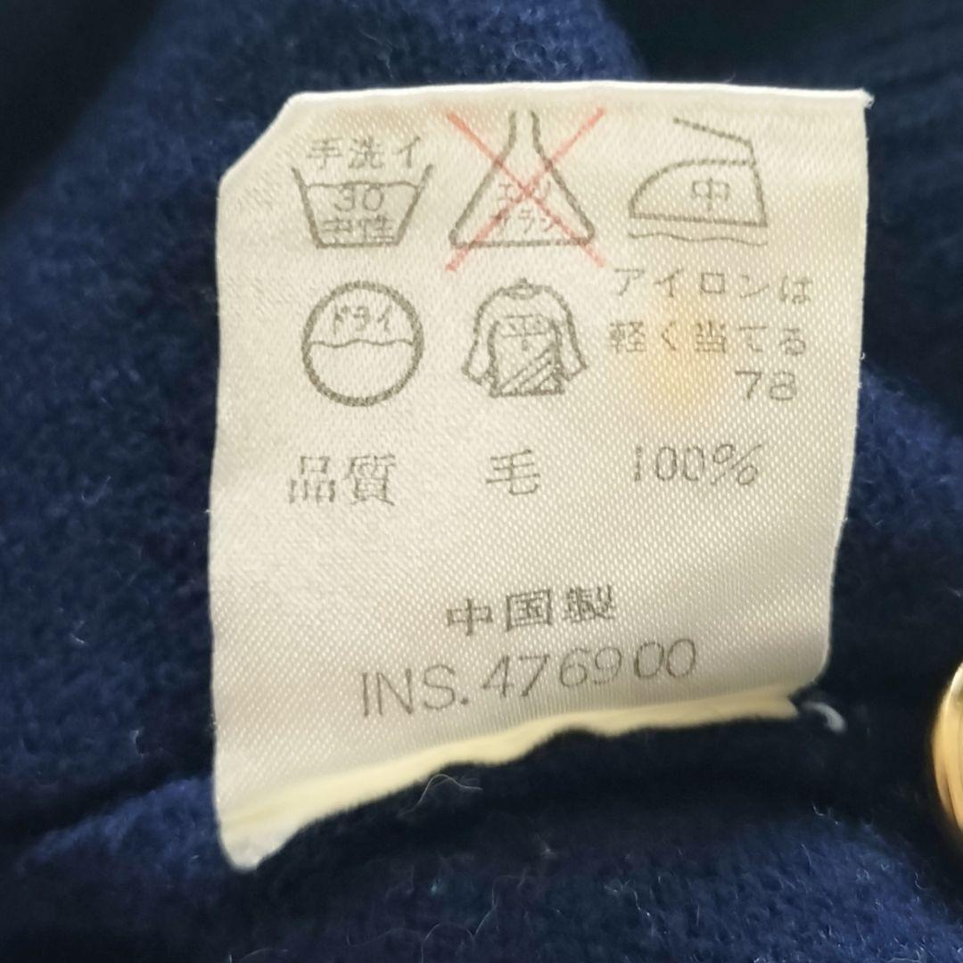 J.PRESS カーディガン 長袖 金ボタン ネイビー ユニセックス