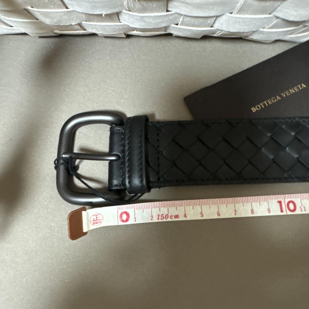 BOTTEGA VENETA 編み込み ブラックベルト