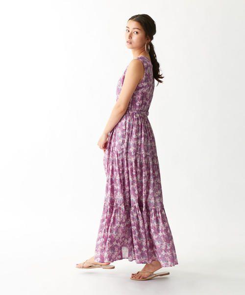 【NEW限定品】 coco様専用【完全別注】ne quittez pas フラワープリントワンピ ワンピース