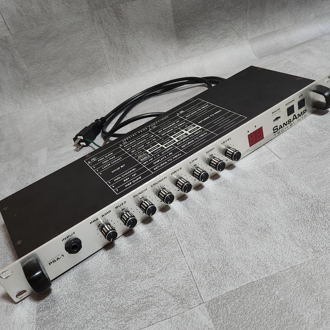 【動作確認済・レア】 TECH21 SANSAMP PSA-1 Tech21 SANSAMP PSA-1 (USED) – BAKU Pro Audio