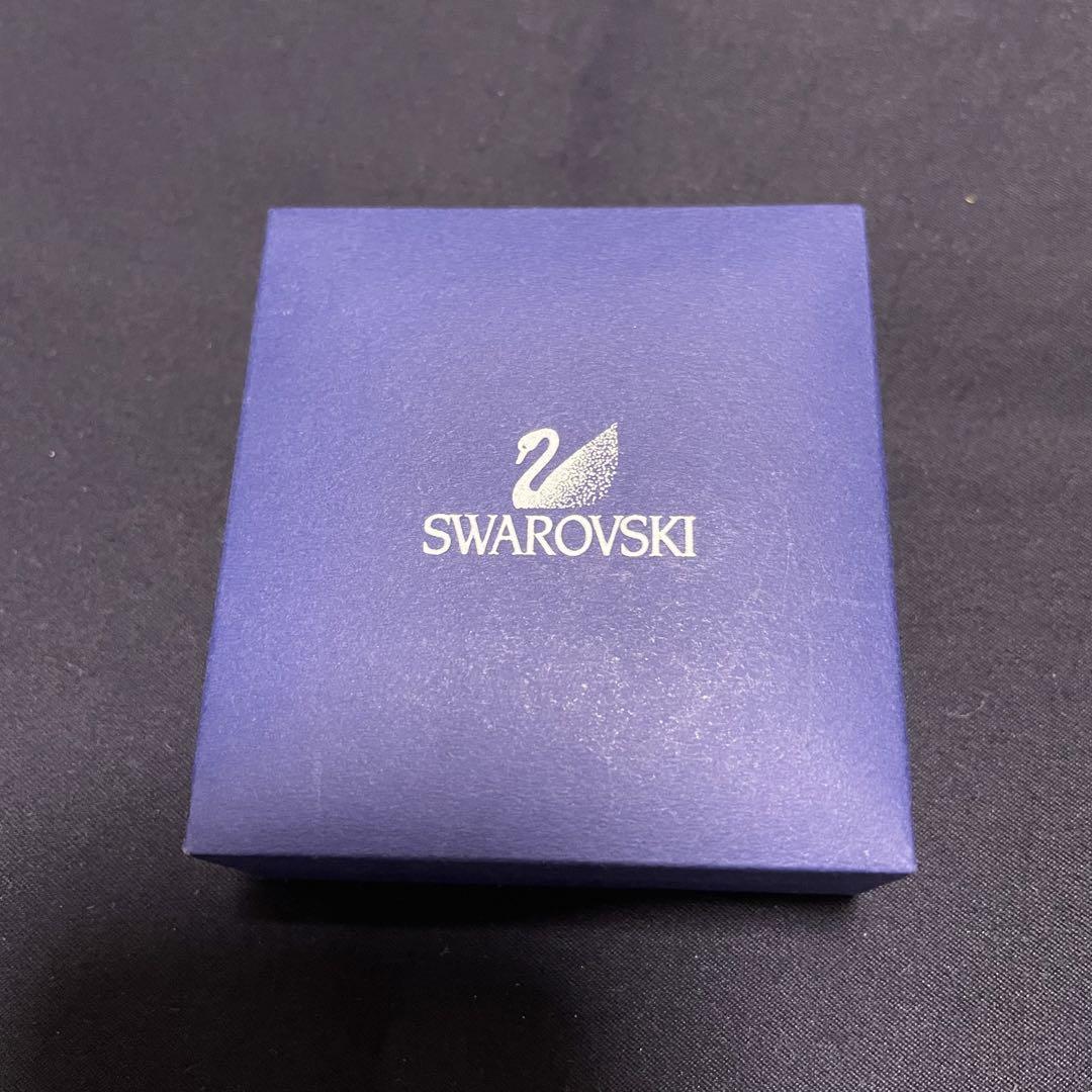 スワロフスキー カフスリンクス シルバー 美品 カフリンクス