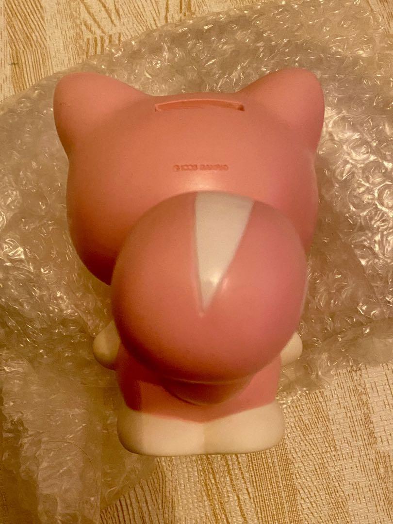 ピンクのこりすピンクルちゃん 1998年当時物 貯金箱 フィギュア バンク
