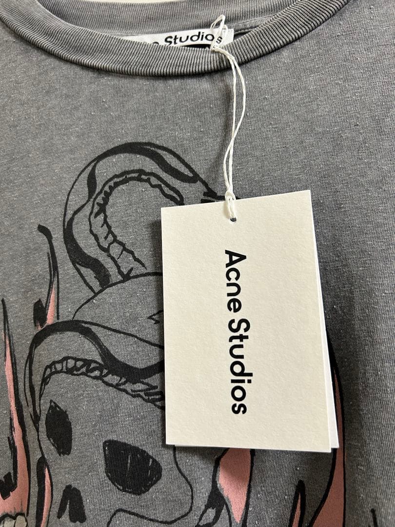 最終価格】Acne Studios スカルプリント ロゴTシャツ