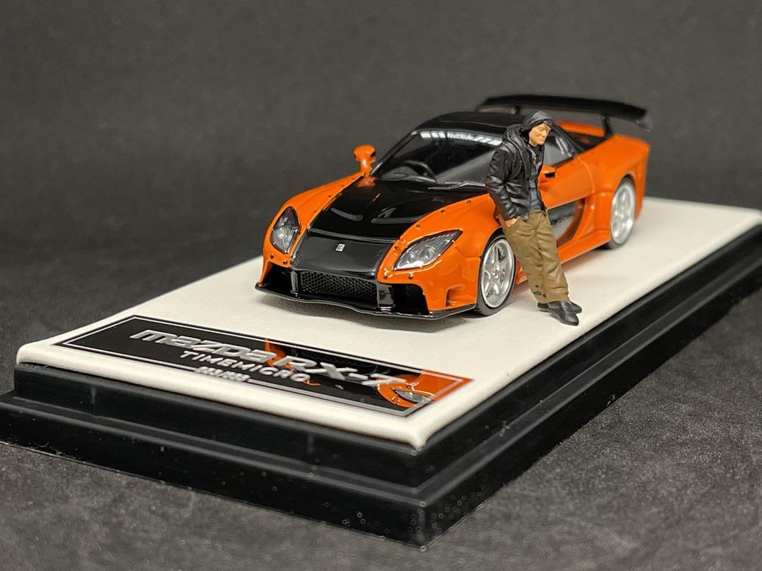 1/64 ワイルドスピード RX7 Veilside　フィギュア付き Amazon.co.jp: 1/64 aurora model マツダ RX7 ヴェイルサイド