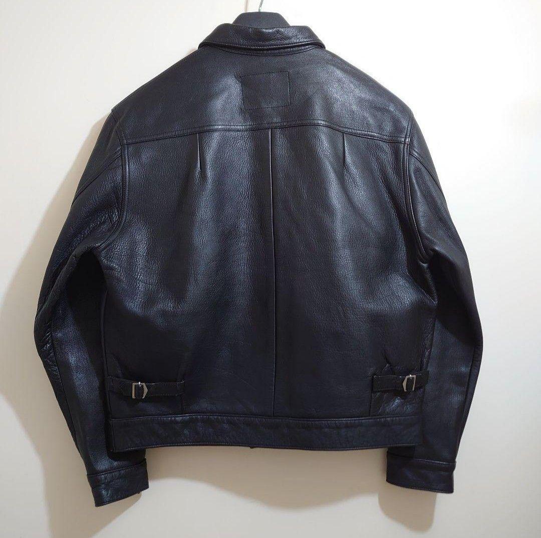 ★超美品★good enough　2ndタイプ　レザーJKT　４２　藤原ヒロシ