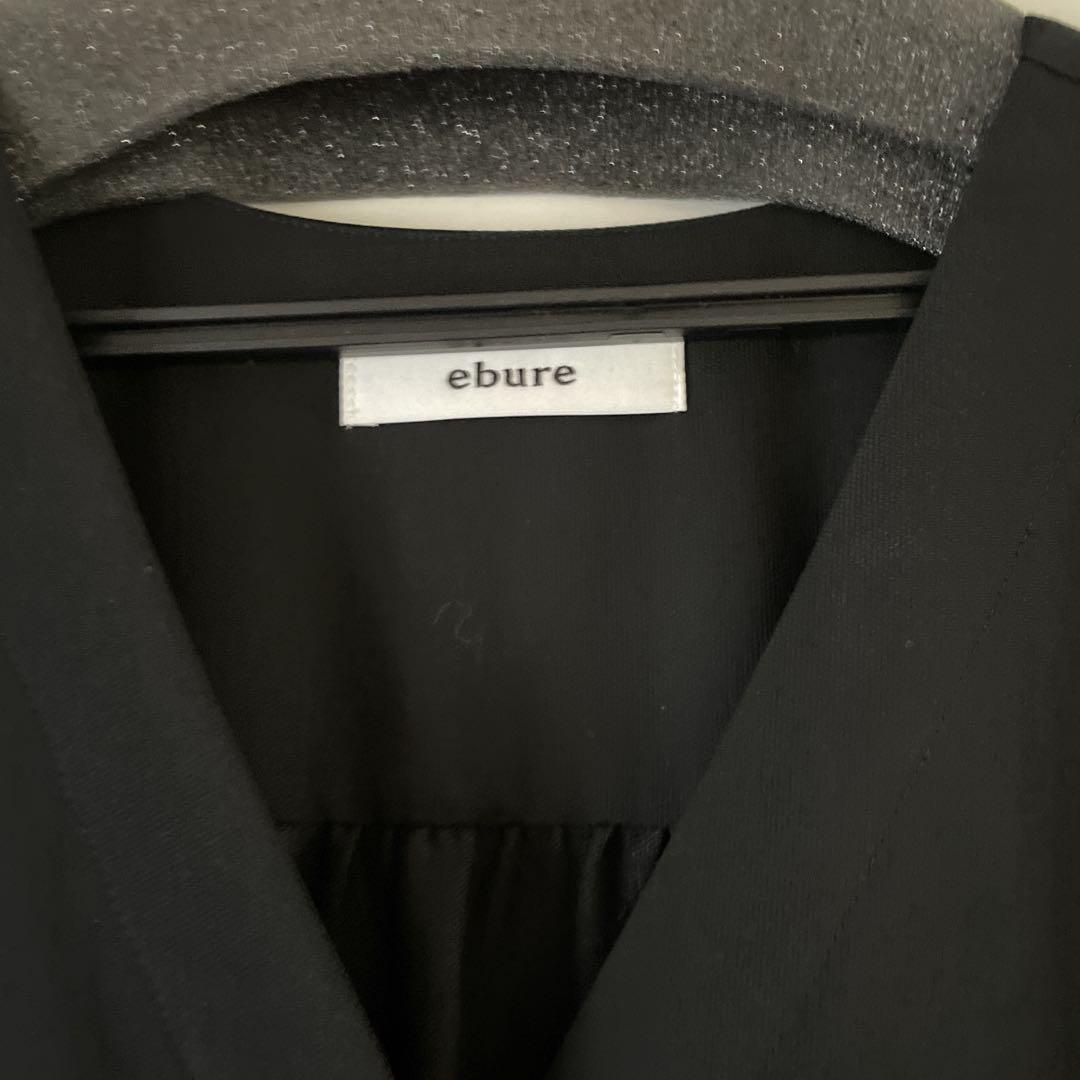 ebure ブラック ロングワンピース