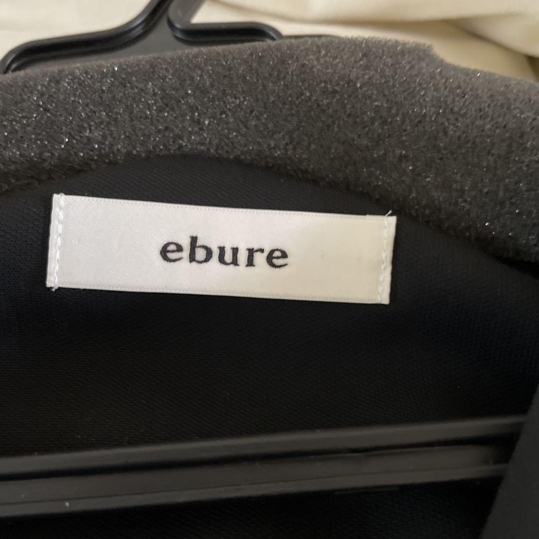 ebure ブラック ロングワンピース