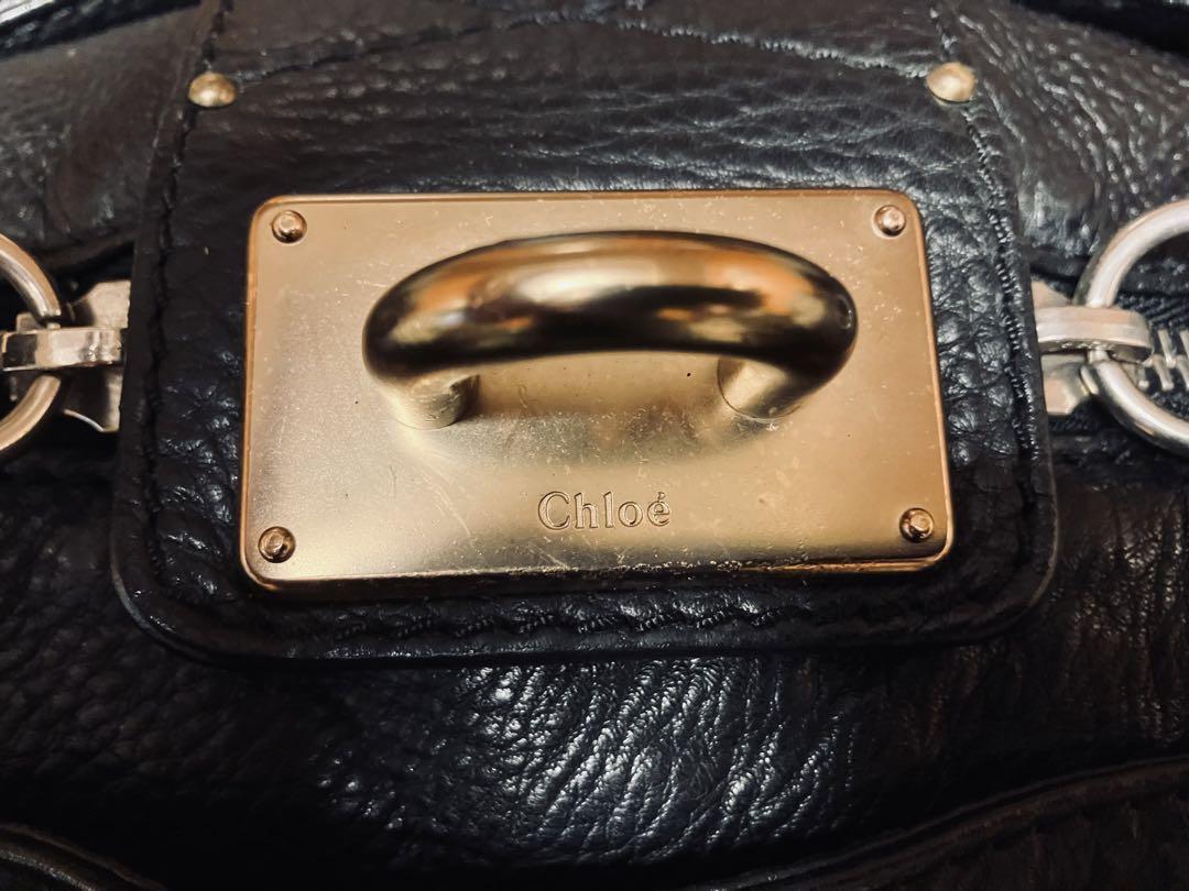 美品♡ クロエ　パディントン　ゴールド金具　南京錠 美品)クロエパディントン南京錠キー付バック