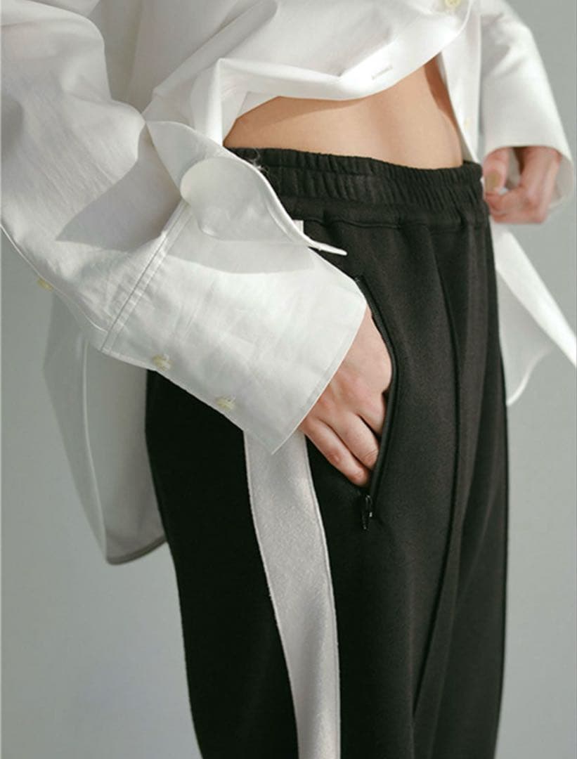 etre tokyo ブークレサイドラインパンツ エトレトウキョウ etre tokyo ブークレサイドラインパンツ エトレトウキョウ