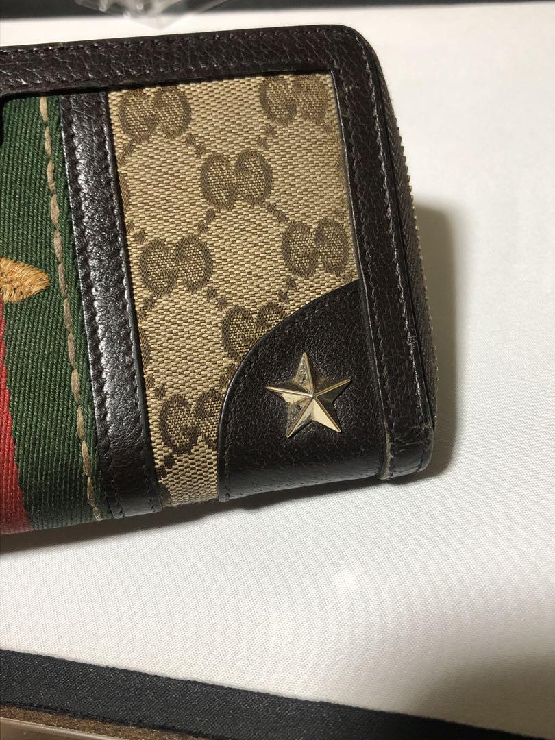 ⭐*️様 GUCCI 蜂モチーフ長財布 GGキャンバス