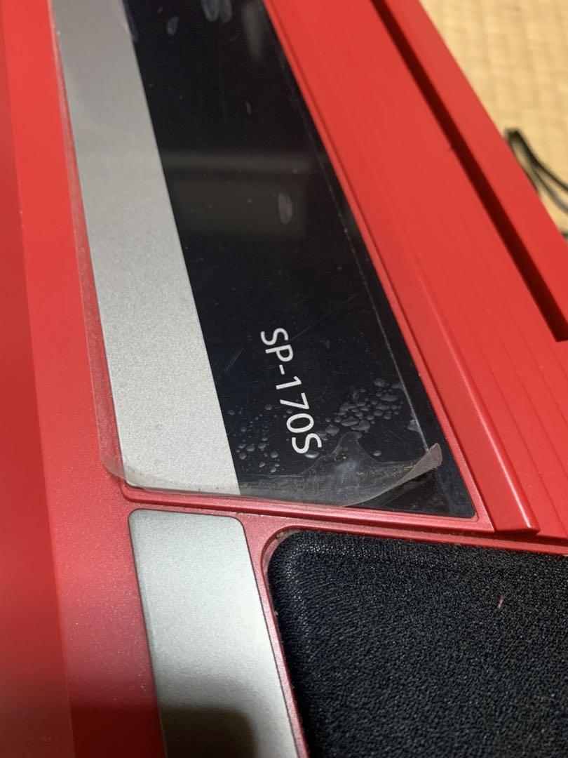 【美品】　KORG 電子ピアノ　SP-170S ブラック 88鍵 希少　赤色