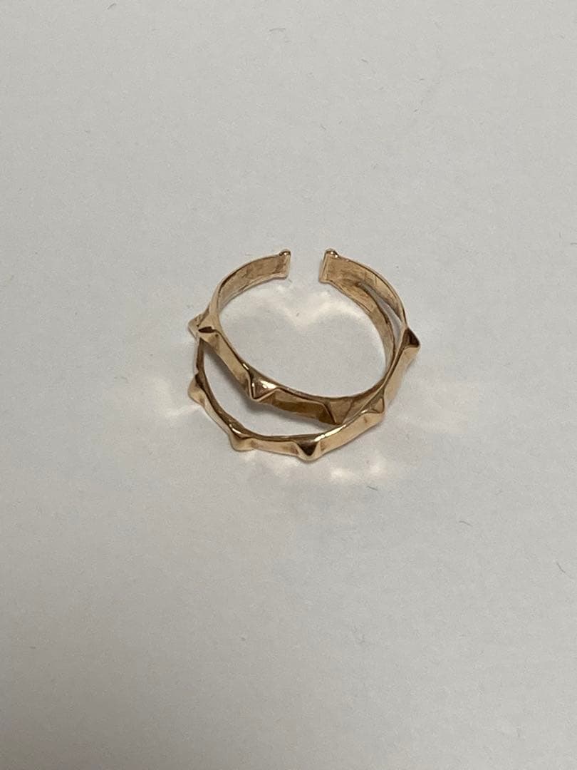 美品 カオル kaoru スタッズ リング 指輪 イヤーカフ k10 美品 カオル kaoru スタッズ リング 指輪 イヤーカフ k10