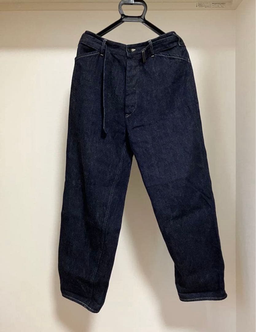 comoli コモリ belted denim pant ベルテットS COMOLI