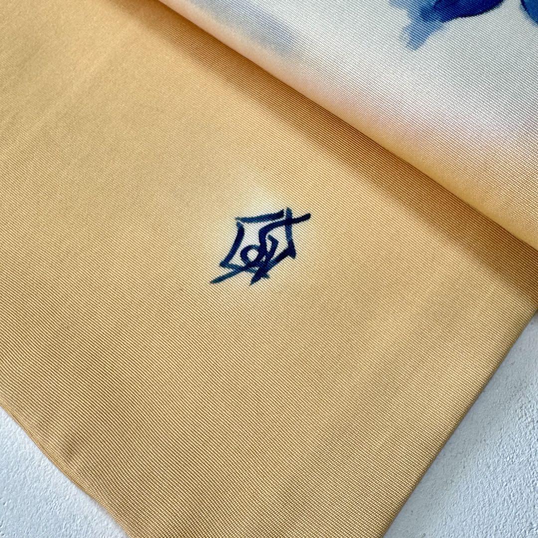 最新エルメス 塩瀬 名古屋帯 蝶々 NO-1335 珍品 可愛い 水彩画 手描き 作家物 着物・浴衣