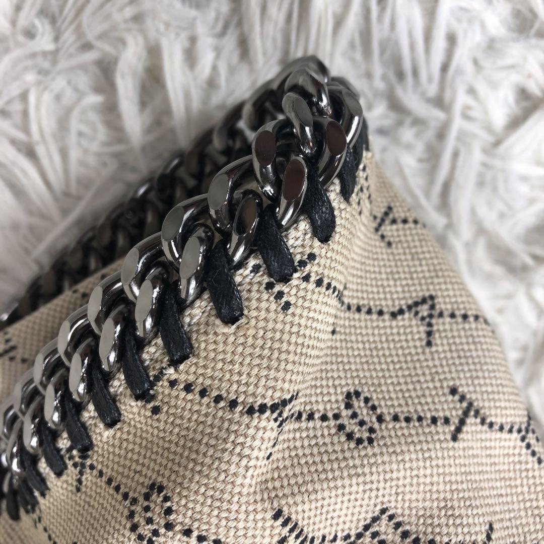 シュシュシュ☆ 美品 ステラマッカートニー ファラベラ ロゴ バムバッグ STELLA McCARTNEY ステラマッカートニー ファラベラ チェーン