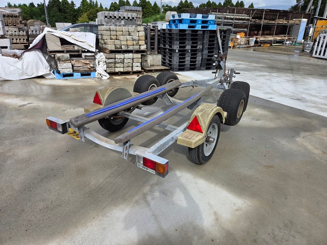 ボートトレーラー 2輪軽自動車