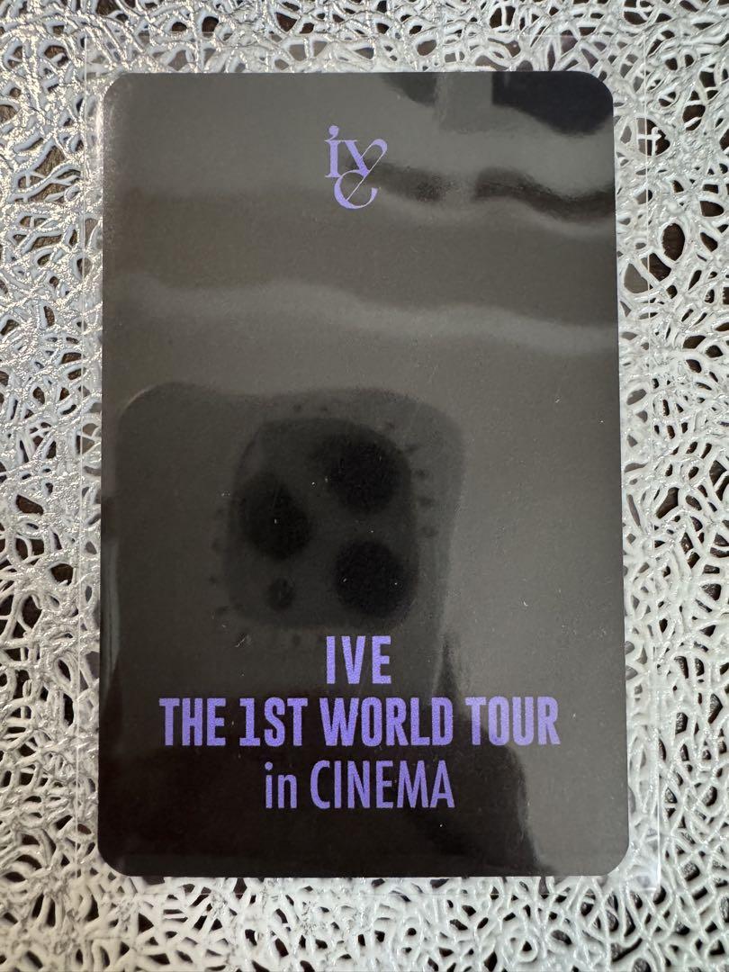 IVE ユジン トレカ ポップアップ ペンライト バック シネマ cinema